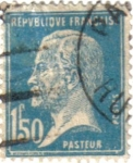Stamps : Europe : France :  Louis Pasteur. República Francesa