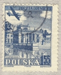 Stamps Poland -  Avion sobre Varsovia