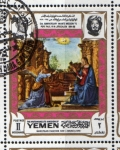 Sellos de Asia - Yemen -  1969 Vida de Cristo: Marco Palmezzano, 