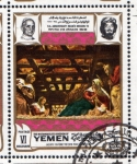 Sellos de Asia - Yemen -  1969 Vida de Cristo: Tintoretto, 