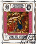 Sellos del Mundo : Asia : Yemen : 1969 Vida de Cristo: Duccio di Buoninsega, 