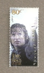 Stamps New Zealand -  Personajes del film El Señor de los Anillos