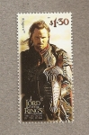 Stamps Oceania - New Zealand -  Personajes del film El Señor de los Anillos