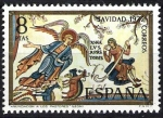 Stamps Spain -  Navidad.1972. Pinturas de la Basílica de San Isidoro, León.