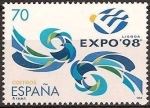 Sellos de Europa - Espa�a -  ESPAÑA 1998 3554 Sello Nuevo Exposicion Mundial Lisboa Logotipo