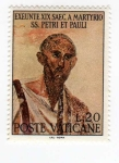 Stamps Vatican City -  martirio ss petri et pauli