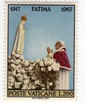 Stamps Vatican City -  fatima