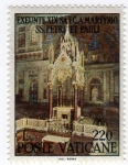 Sellos de Europa - Vaticano -  martirio ss. petri et pauli
