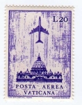 Stamps Europe - Vatican City -  posta aerea vaticana