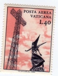 Sellos de Europa - Vaticano -  posta aerea vaticana