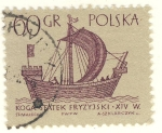 Stamps : Europe : Poland :  Koga Nao siglo XIV