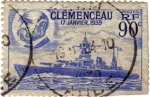 Stamps : Europe : France :  Clemenceau 17 Janvier 1939. República Francesa