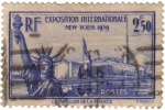 Sellos de Europa - Francia -  Exposición internacional de New York 1939
