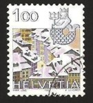 Stamps Switzerland -  lenz