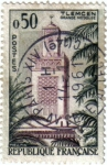 Stamps : Europe : France :  La grande mosquée de Tlemcen.RF