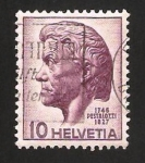 Stamps Switzerland -  busto de pestalozzi