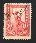 Stamps Greece -  mercurio