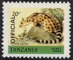 Stamps : Africa : Tanzania :  Fauna
