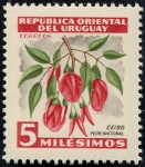 Sellos del Mundo : America : Uruguay : Flores