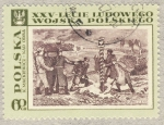 Stamps Poland -  XXV-Leche Ludowego K.Mackiewich.Nad Odba