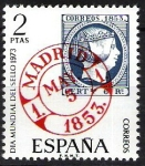 Sellos de Europa - Espa�a -  Dia Mundial de los sellos. Fechador