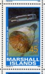 Stamps Oceania - Marshall Islands -  1989 Exploracion espacial: 1er atraque en el espacio 1966