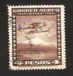 Stamps Chile -  Hidroavión