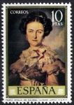 Stamps Spain -  Dia del Sello. Vicente López  Portaña. María Amalia de Sajonia.