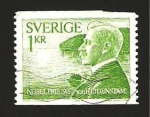 Stamps Sweden -  von heidenstam, premio nobel