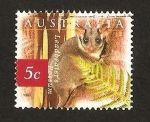Stamps Australia -  fauna, zarigueya leadbeater's