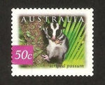 Stamps Australia -  fauna, zarigueya striped