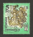 Sellos de Europa - Austria -  abadía y monasterio de Austria