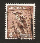 Stamps Australia -  pajaro kookaburra
