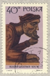 Stamps : Europe : Poland :  Rzezba Ludowa siglo XIX