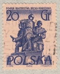 Sellos de Europa - Polonia -  Pomnik Braterstwa Broni.Warszawa 20gr 1969