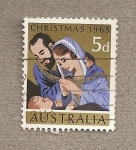 Stamps Australia -  Navidad 1965