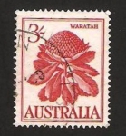 Stamps Australia -  flora, waratah
