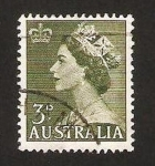 Stamps Australia -  isabel II
