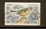 Stamps : Asia : Lebanon :  OROPÉNDOLA   DORADA