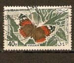 Stamps : Asia : Lebanon :  MARIPOSA