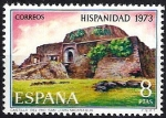 Stamps Spain -  Hispanidad. Nicaragua.Castillo del Rio San Juan.