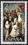 Stamps Spain -  VI Centenario de la orden de San Jerónimo.