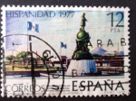 Stamps : Europe : Spain :  PLAZA Y MONUMENTO A COLON GUATEMALA. HISPANIDAD 1977