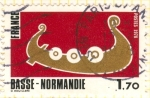 Stamps France -  Baja Normandía