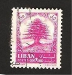 Stamps Lebanon -  cedro libanes