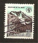 Stamps Uganda -  montañas de la luna