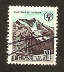 Sellos de Africa - Uganda -  montañas de la luna