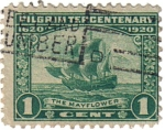 Stamps United States -  The Mayflower.
