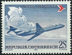 Stamps : Europe : Austria :   Douglas DC-9