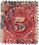 Stamps United States -  Cifras. United States.